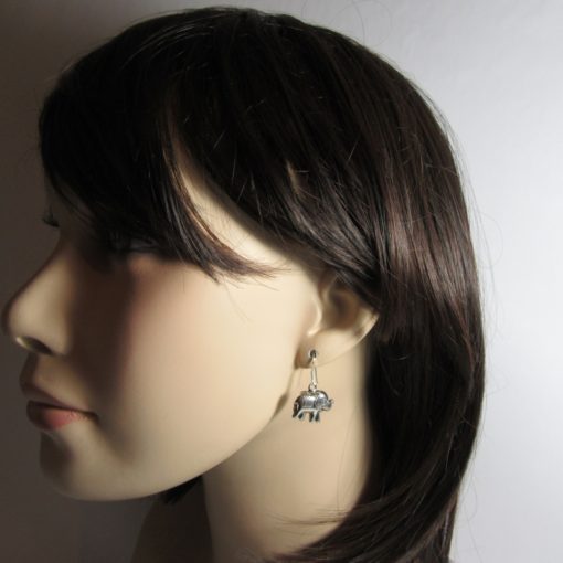 Boucle d'oreille éléphant B01-0015 – Image 2