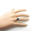 Bague argent fleur BA1-0112 – Image 2