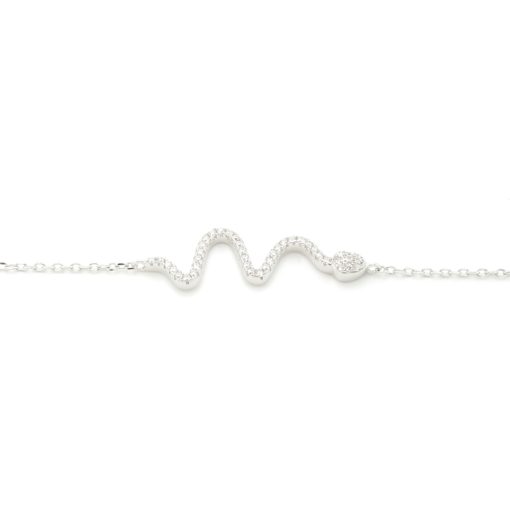 BR1-0025-BRACELET ARGENT SERPENT
