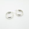 Boucles d'oreilles argent créoles miroir