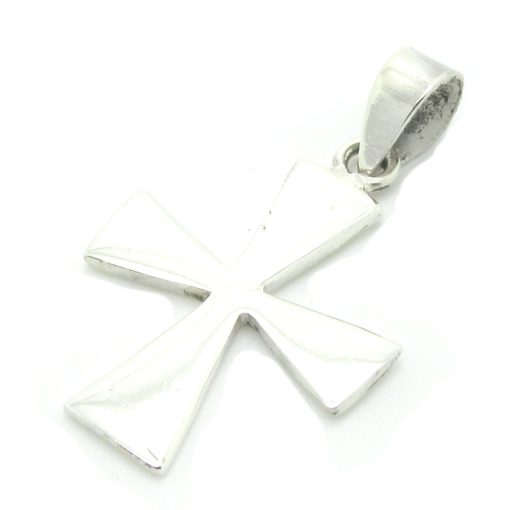 Pendentif argent croix templiers
