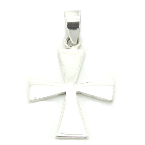 Pendentif argent croix templiers