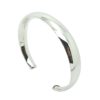 Bracelet argent demi-jonc