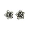 Boucles d'oreilles argent Puce Fleur